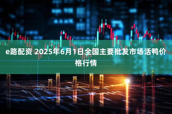 e路配资 2025年6月1日全国主要批发市场活鸭价格行情