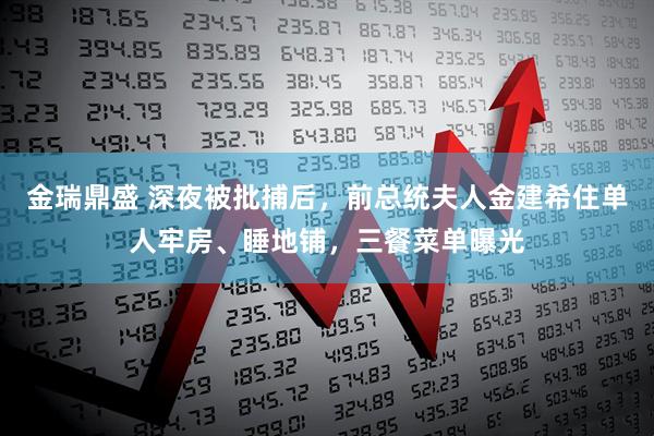 金瑞鼎盛 深夜被批捕后，前总统夫人金建希住单人牢房、睡地铺，三餐菜单曝光