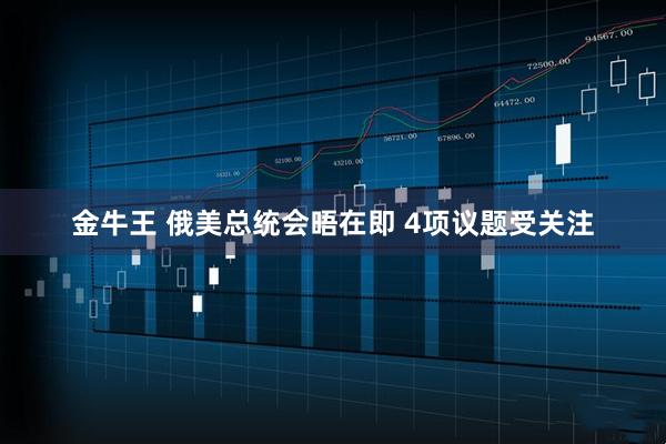金牛王 俄美总统会晤在即 4项议题受关注